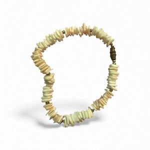 Elegant Cream and Tan Beaded Bracelet